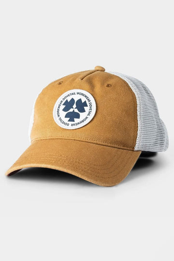 Trucker Hat — Adjustable sizing with breathable mesh back — Dovetail Workwear