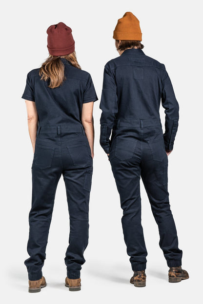 Hadley Long Sleeve Coveralls in Sulfur Navy Work Pants Dovetail Workwear