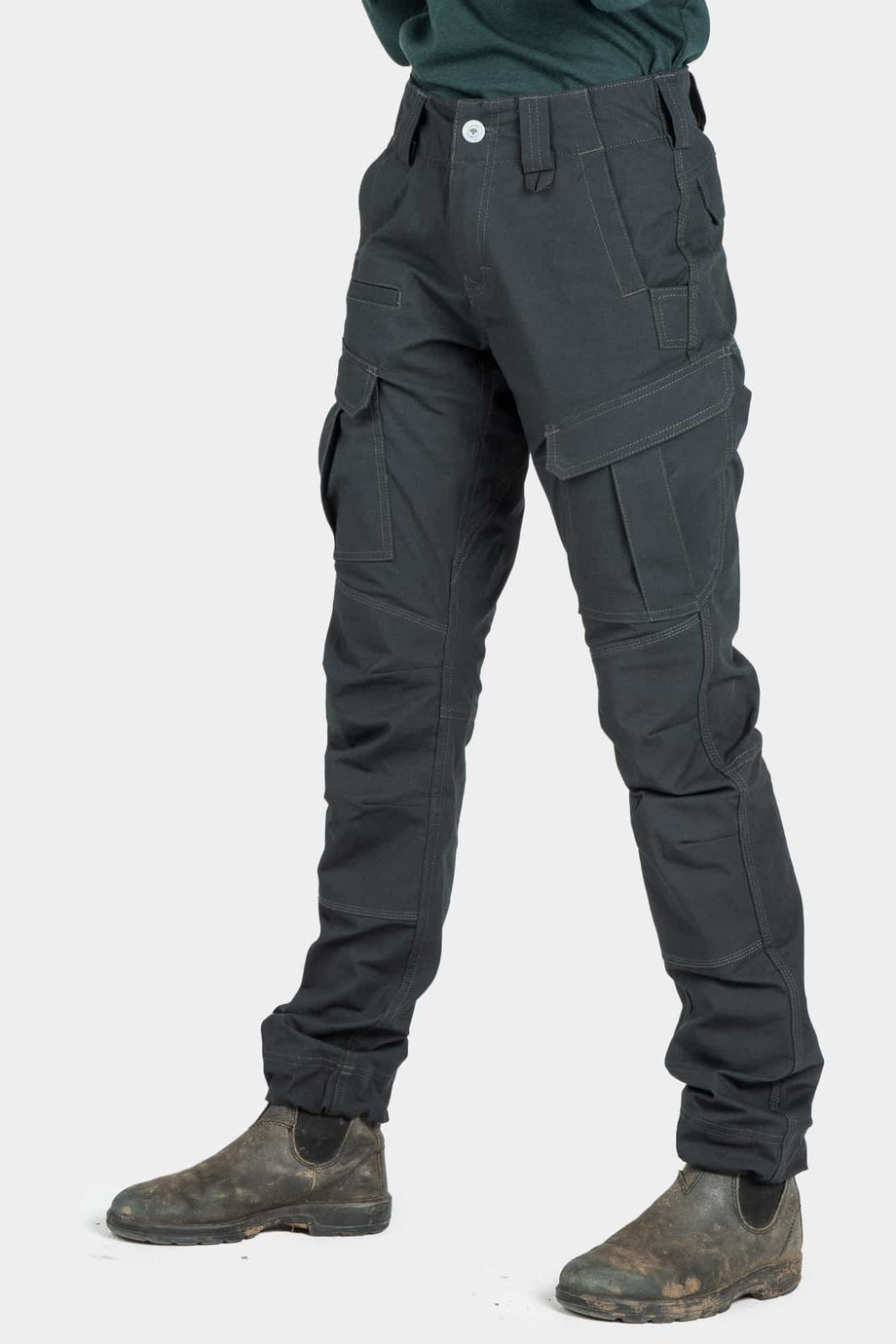 Dovetail Workwear Ready Set Cargo Pant - Women's Black Ripstop, 12x32