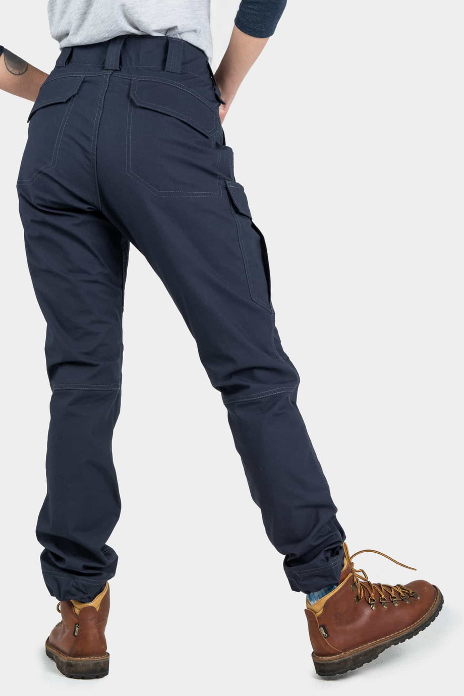Uneek Ladies Cargo Trousers, Navy | Simon Jersey