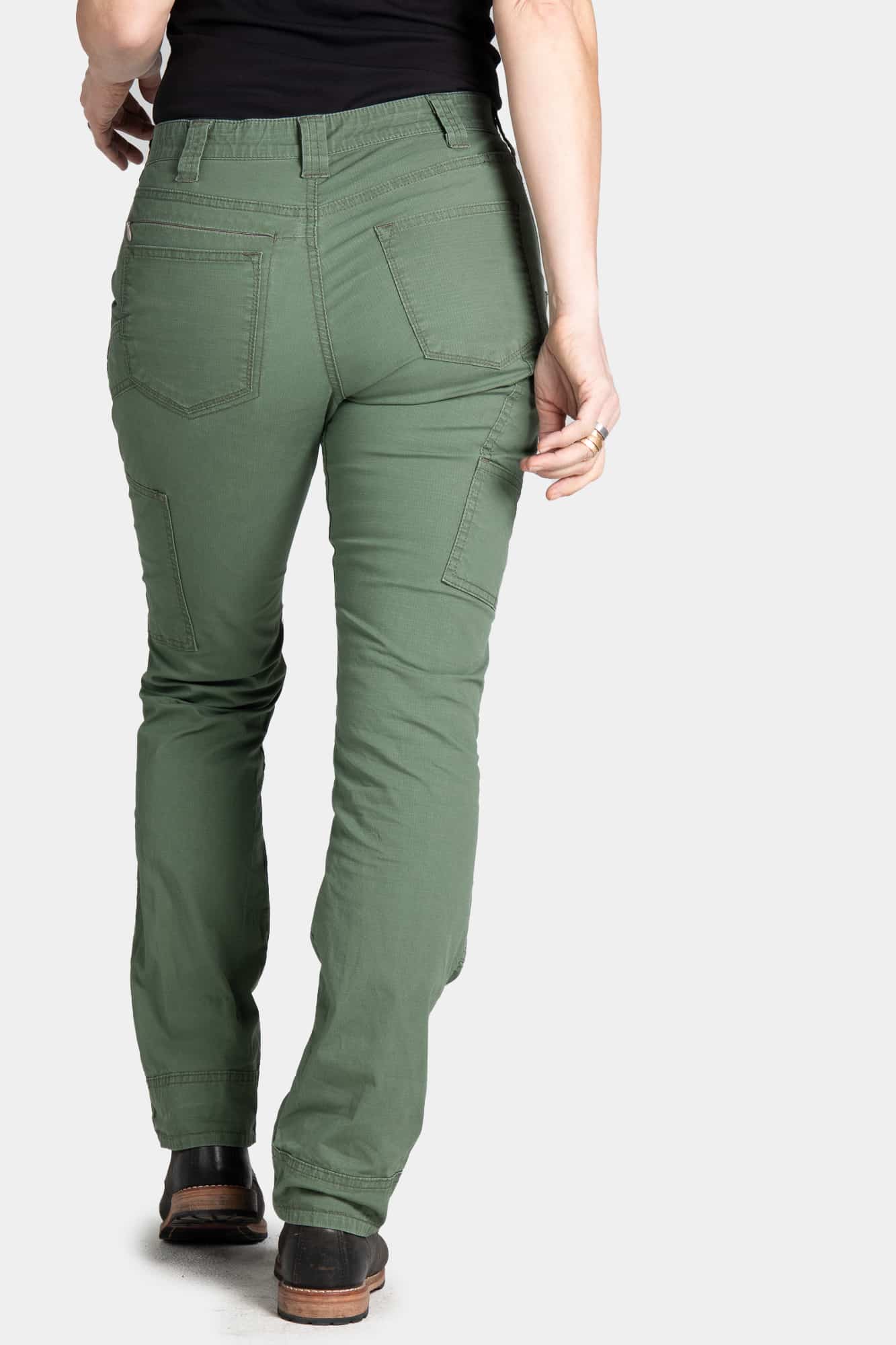 Britt X Ultra Light in Lichen Green Ripstop Work Pants Dovetail Workwear