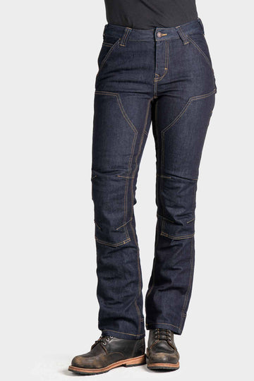 Britt Utility Pant in FR Denim Test — Hip Slot™ pocket — Dovetail Workwear