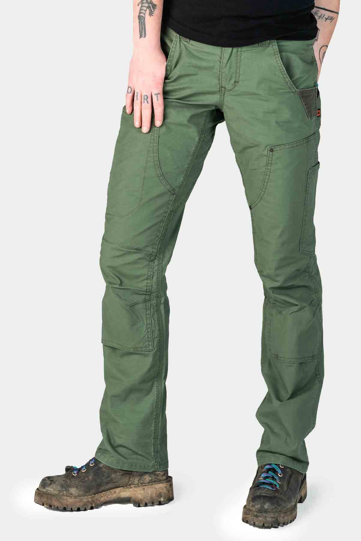 Britt X Ultra Light in Lichen Green Ripstop Work Pants Dovetail Workwear