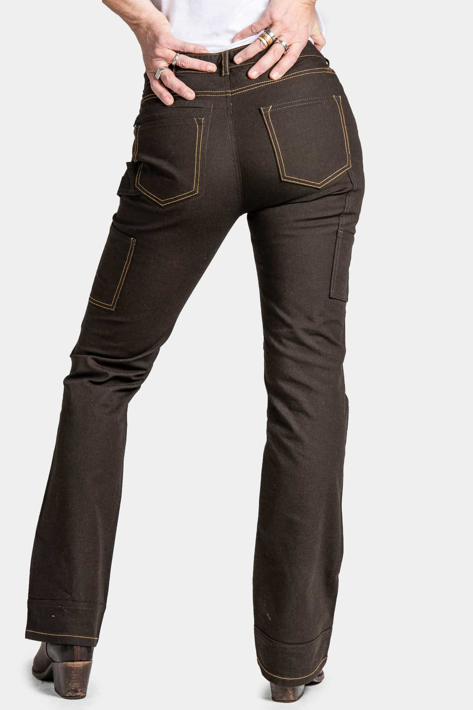 Fab Find: Boot Cut Pants with Wide Waistband - YLF