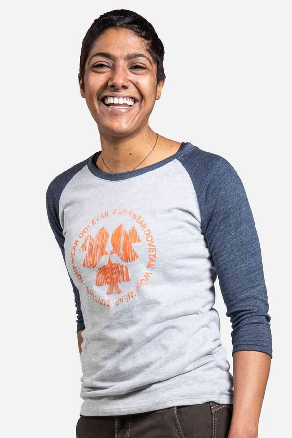 3/4 Logo Work Shirt Tees Dovetail Workwear