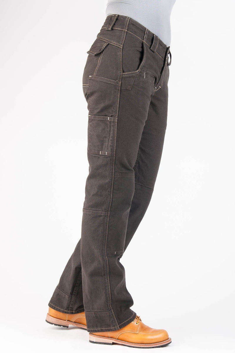 Day Construct in Brown Canvas Work Pants Dovetail Workwear