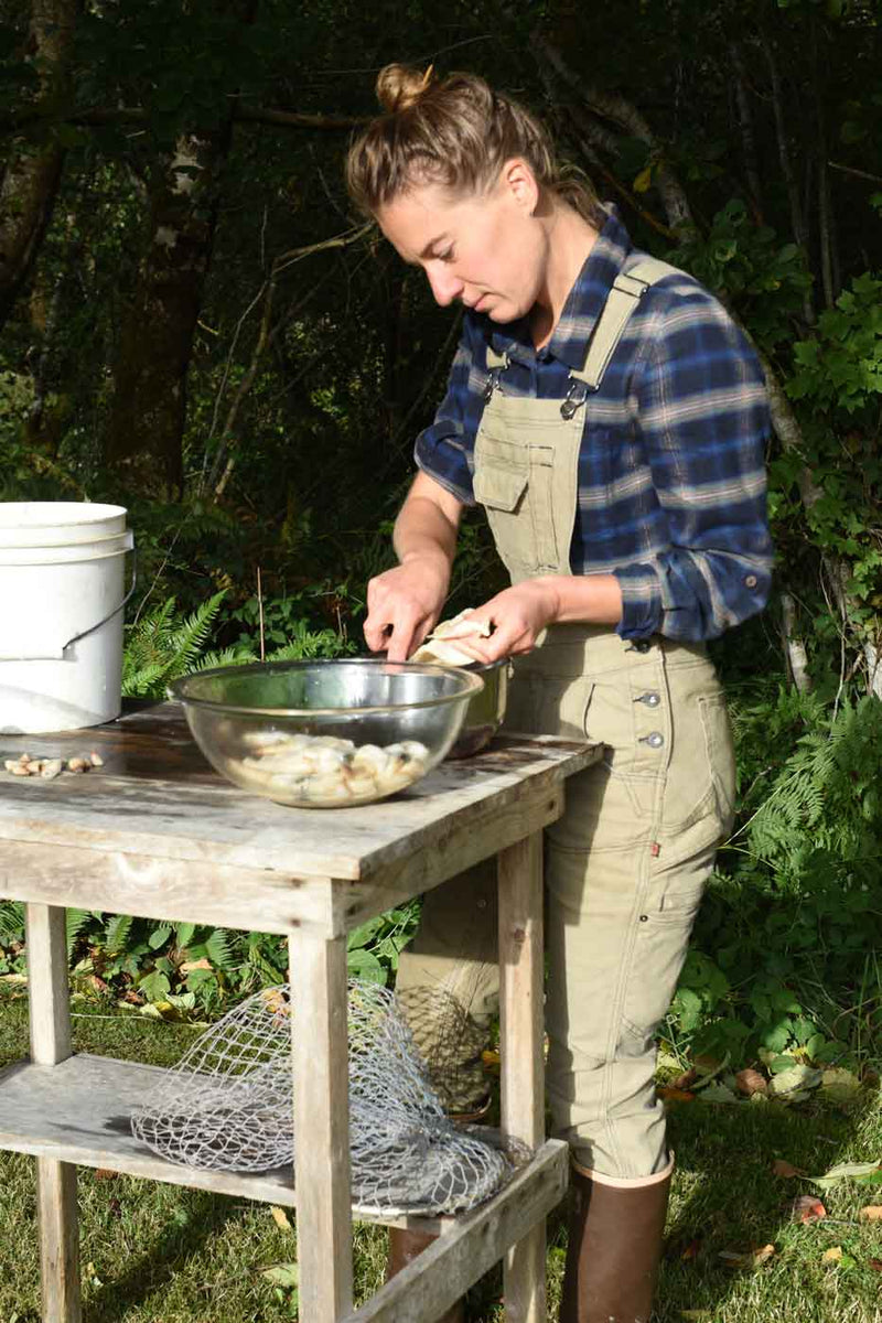 Limited Edition Freshley Overalls in Natural Canvas Work Pants Dovetail Workwear