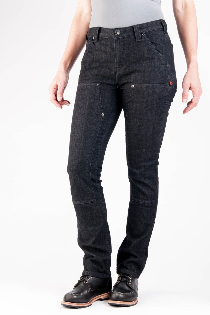 Maven Slim in Heathered Black Denim Work Pants Dovetail Workwear