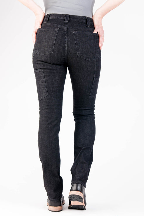 Maven Slim in Heathered Black Denim Work Pants Dovetail Workwear