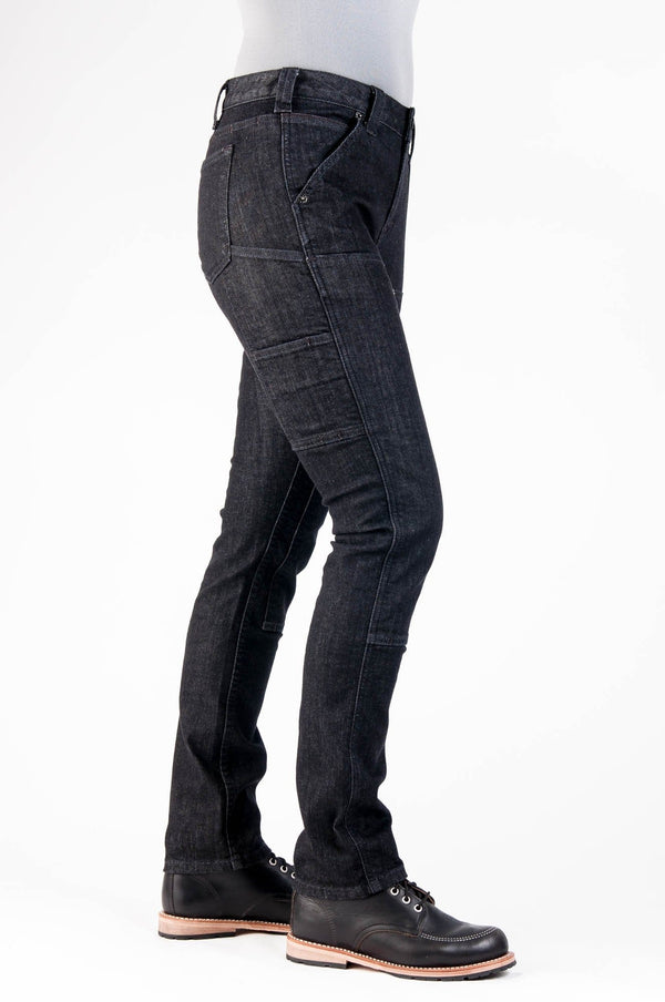 Maven Slim in Heathered Black Denim Work Pants Dovetail Workwear