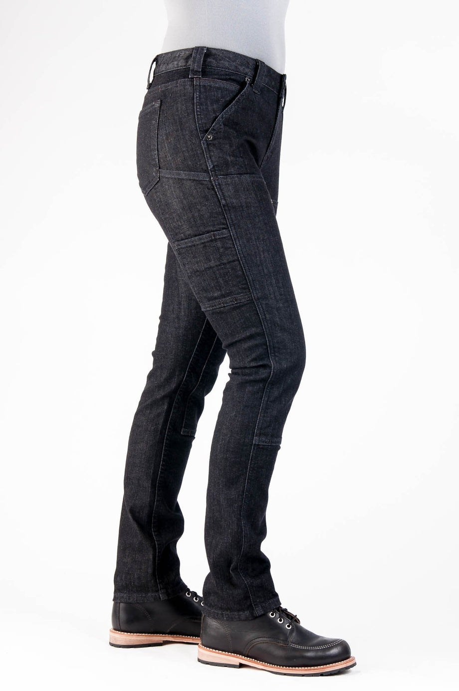 Dovetail Workwear Maven Slim Cordura® Black Stretch Denim - Women's