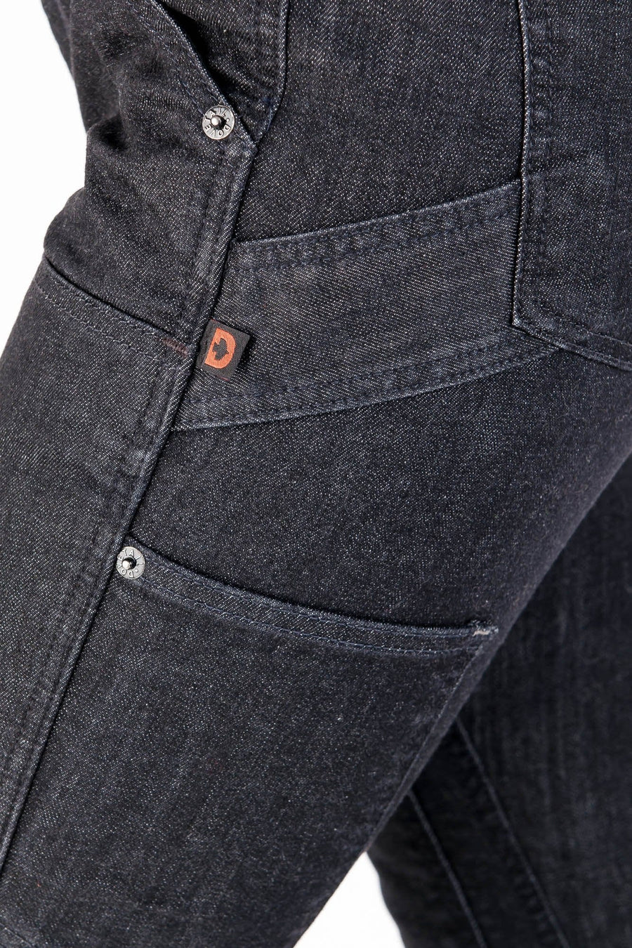 Maven Slim in Heathered Black Denim Work Pants Dovetail Workwear