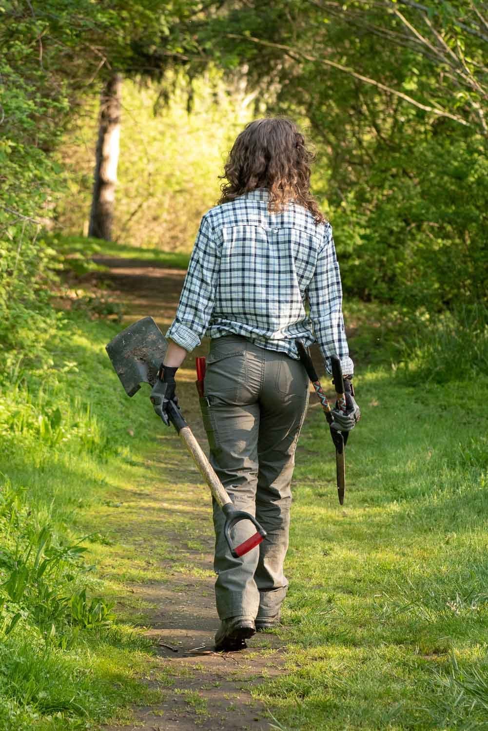 Day Construct in Olive Green Ripstop Work Pants Dovetail Workwear